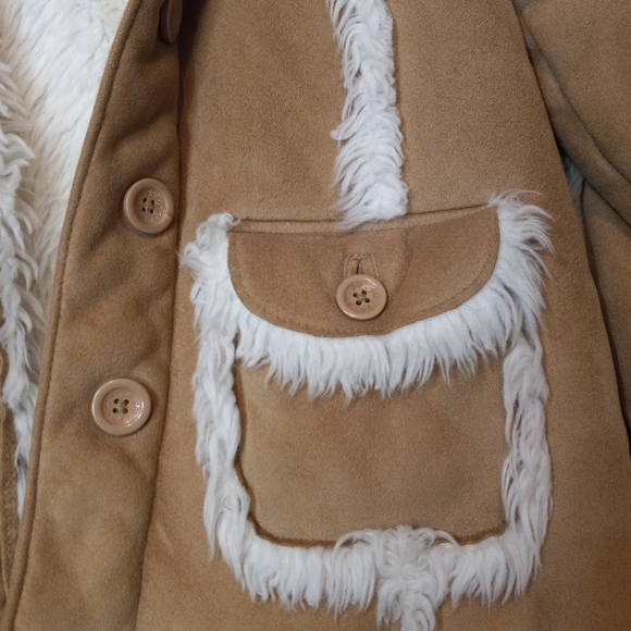 Vintage Gap Faux Suede Jacket Girls Size 10 - Picture 4 of 4